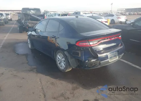 2014 Dodge Dart Sxt из США, поврежденный, VIN 1C3CDFBB5ED824597